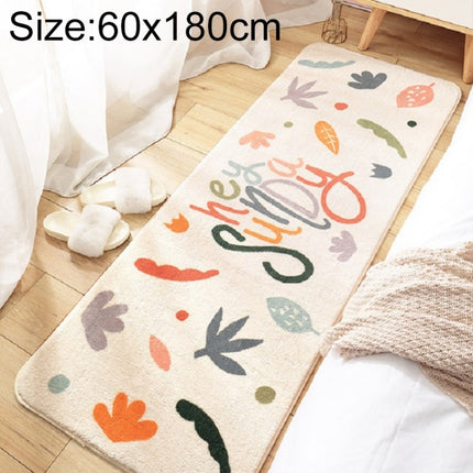 Home Bedroom Carpet Strip Room Bedside Lamb Cashmere Non-slip Mat, Size:60×180 cm(Warm Time)-garmade.com