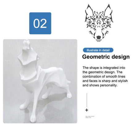 Nordic Animal Resin Handicraft Ornament(White)-garmade.com