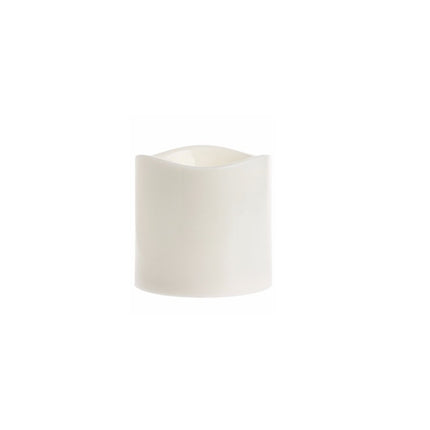 Cylindrical LED Electronic Candle Light Simulation Wedding Candlestick Candle, Size:7.5x7.5cm-garmade.com