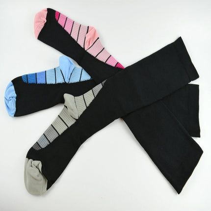 Outdoor Sports Running Nursing Calf Pressure Socks Function Socks, Size:S/M(Gray)-garmade.com