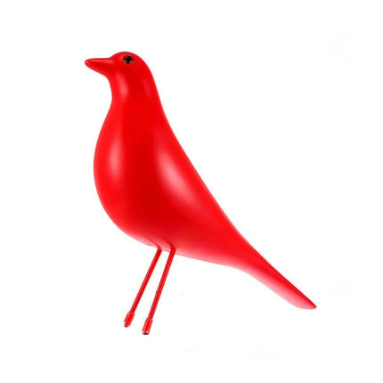 Resin Craft Bird Figurine Office Ornaments Home Decoration Accessories(Red)-garmade.com