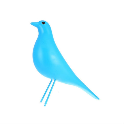 Resin Craft Bird Figurine Office Ornaments Home Decoration Accessories(Blue)-garmade.com