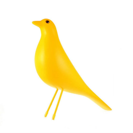 Resin Craft Bird Figurine Office Ornaments Home Decoration Accessories(Yellow)-garmade.com