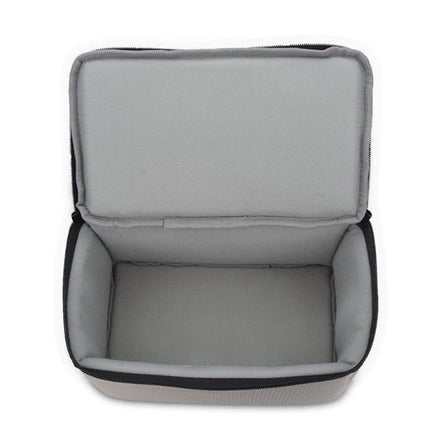 Water-resistant DSLR Padded insert Case Waterproof Zipper Removable Partition Camera Bags(Light Grey)-garmade.com