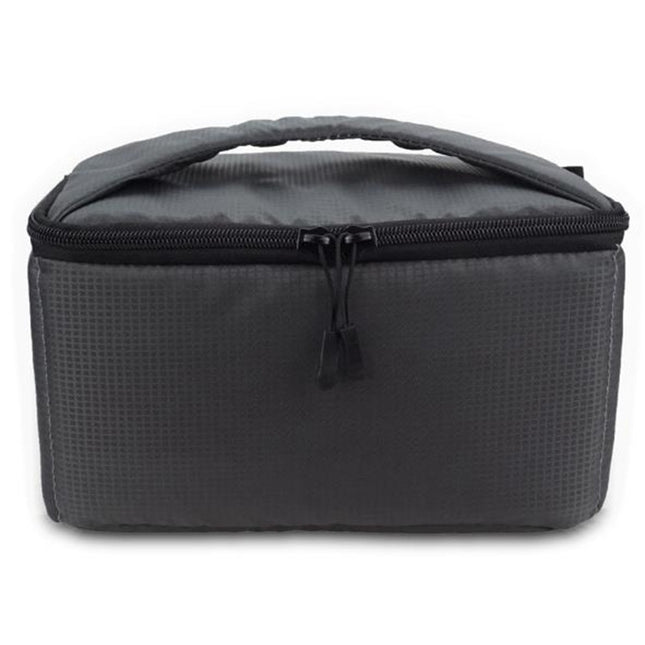 Water-resistant DSLR Padded insert Case Waterproof Zipper Removable Partition Camera Bags(Dark Grey)-garmade.com