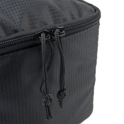 Water-resistant DSLR Padded insert Case Waterproof Zipper Removable Partition Camera Bags(Dark Grey)-garmade.com
