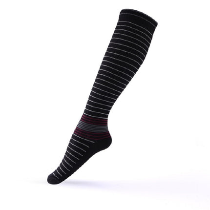 3 Pairs Outdoor Cycling Running Quick-Drying Breathable Adult Sports Socks, Size:L/XL(Black)-garmade.com