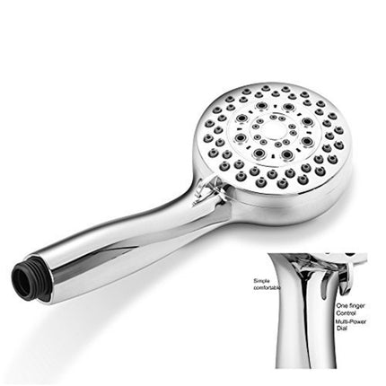 4 Inches Shower Head ABS Bathroom Bath Shower Water Saving High Pressure Round Shape Hand Shower-garmade.com