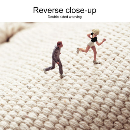 Cotton Hand-woven Bedside Carpet Home Long Fringed Anti-slip Mat, Size:60×180 cm(Color Carnival)-garmade.com