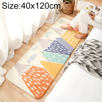 Cartoon Home Sofa Strip Rug Bedroom Bedside Lamb Cashmere Non-slip Mat, Size:40×120 cm(Bingo Journey)-garmade.com