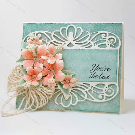 Flower Border Knife Mold DIY Cutting Book Album Greeting Card Making Mold-garmade.com