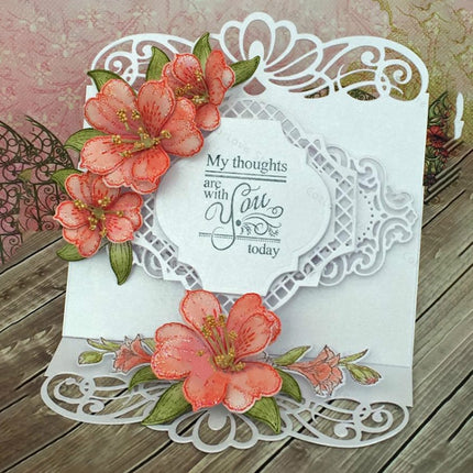 Flower Border Knife Mold DIY Cutting Book Album Greeting Card Making Mold-garmade.com