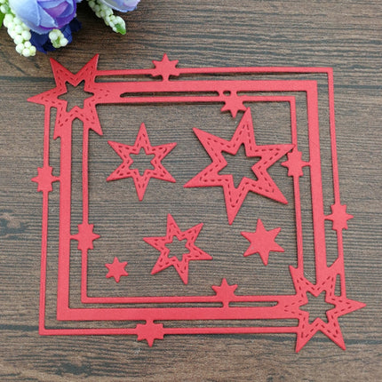 Pentagram Border Cutting Knife Die Scrapbook DIY Material-garmade.com