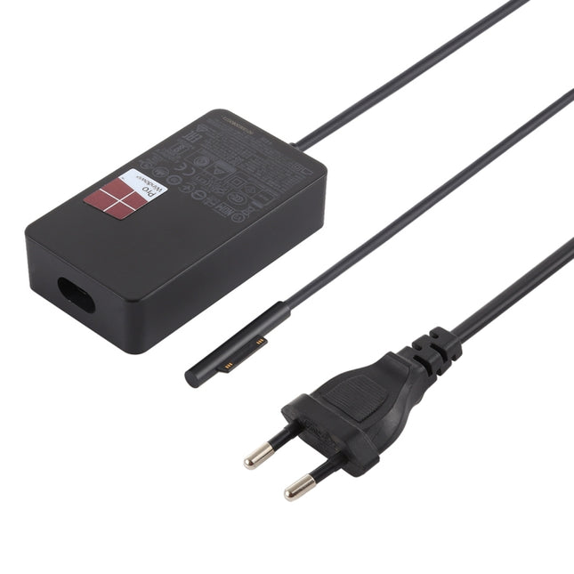 44W 15V 2.58A AC Adapter Power Supply for Microsoft Surface Pro 5 1796 / 1769, EU Plug-garmade.com