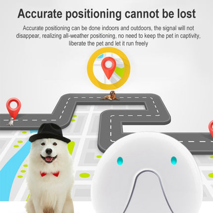 F9 Mini Pet Smart Wear GPS Pet Locator WIFI Location Tracker(Black)-garmade.com