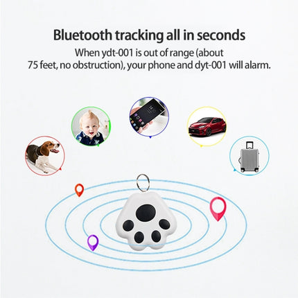 HYC09 Mini Pet Smart Wear GPS Pet Bluetooth Locator Tracker(Blue)-garmade.com