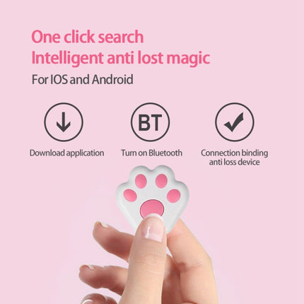 HYC09 Mini Pet Smart Wear GPS Pet Bluetooth Locator Tracker(Red)-garmade.com