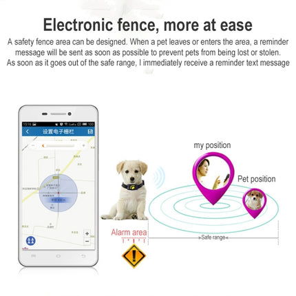 Z8-A Mini Pet Smart Wear GPS Pet Locator Tracking Device(Black)-garmade.com