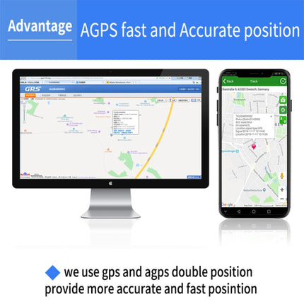 TK203 2G GPS / GPRS / GSM Personal / Goods / Pet / Bag Locator Pet Collar Real-time Tracking Device-garmade.com