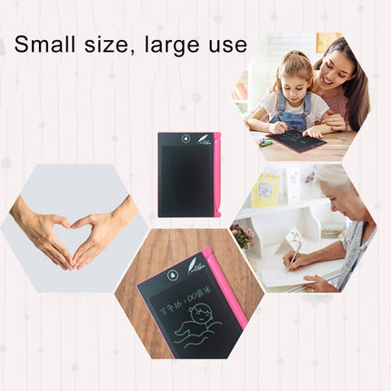 CHUYI 4.4 inch LCD Writing Tablet Portable Electronic Writing Drawing Board Doodle Pads with Stylus for Home School Office(Pink)-garmade.com