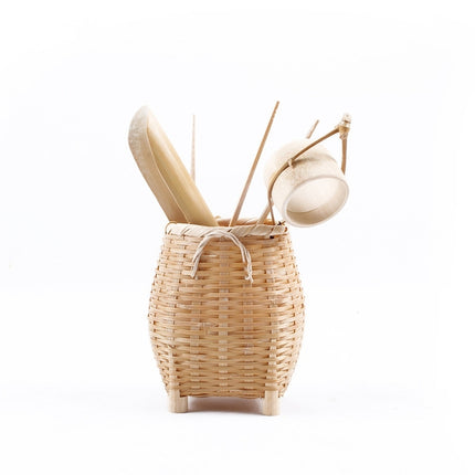 Handmade Bamboo Weaving Kongfu Tea Set Accessories-garmade.com