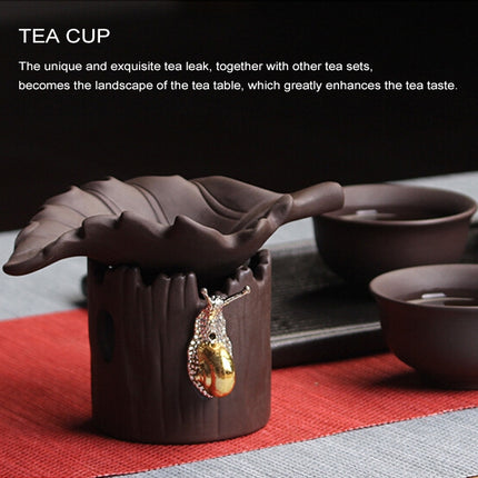 Creative Purple Sand Tea Leak Tea Strainer Tea Ceremony Accessories (PJ180730-1)-garmade.com
