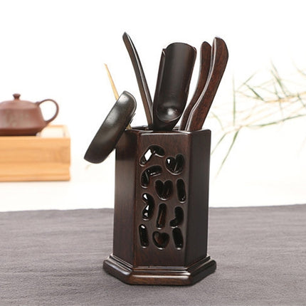 Home Decoration Ebony Wood Tea Set tea Tray Accessories Tea Clip (34-1)-garmade.com