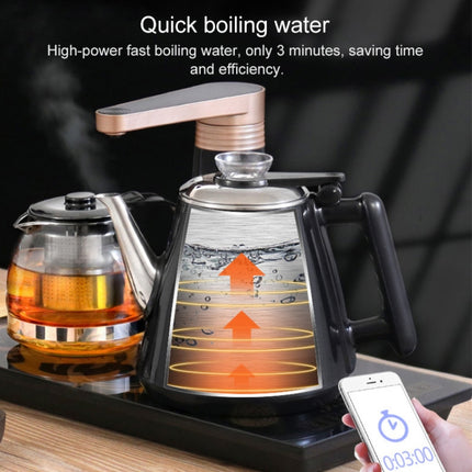 Automatic Stainless Steel Household Pumping Electric Kettle Tea Set (Gold Warm)-garmade.com