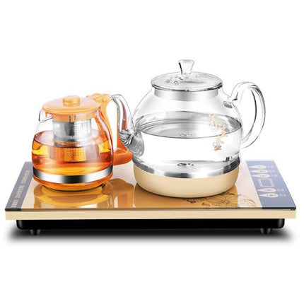 Automatic Bottom Self-suction Type Electromagnetic Tea Stove On The Bottom of The Kettle Household Intelligent Pumping Type Tea Set (Bottom Teapot)-garmade.com
