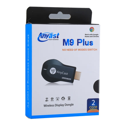 AnyCast M9 Plus Wireless WiFi Display Dongle Receiver Airplay Miracast DLNA 1080P HDMI TV Stick for iPhone, Samsung, and other Android Smartphones-garmade.com