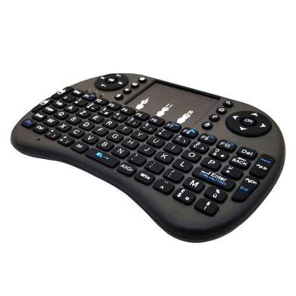 Support Language: French i8 Air Mouse Wireless Keyboard with Touchpad for Android TV Box & Smart TV & PC Tablet & Xbox360 & PS3 & HTPC/IPTV-garmade.com