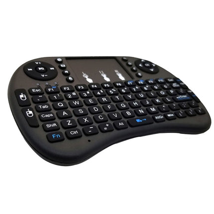 Support Language: Spanish i8 Air Mouse Wireless Keyboard with Touchpad for Android TV Box & Smart TV & PC Tablet & Xbox360 & PS3 & HTPC/IPTV-garmade.com
