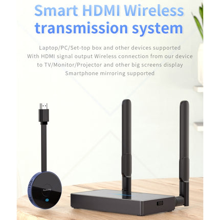 Z2 Wireless HDMI Screen Display Dongle Receiver + Transmitter Kit(Black)-garmade.com