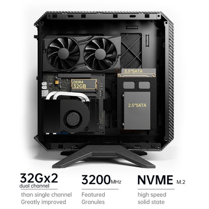 Ranger Mini PC, AMD Ryzen 9 5900HX CPU RTX3060 GPU 32GB+1TB, Support 3A Game(Black)-garmade.com