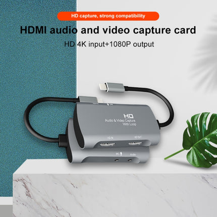 Z30A HDMI Female + Mic to HDMI Female + Audio + USB-C / Type-C Video Capture Box-garmade.com