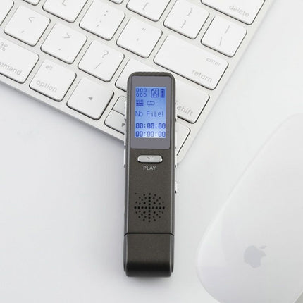 V858 Portable Audio Voice Recorder, 8GB, Support Music Playback-garmade.com