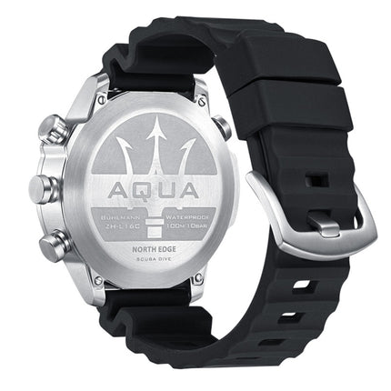 NORTH EDGE AQUA 100m Waterproof Scuba Diver Smart Watch, Support Luminous Display & Compass Mode-garmade.com