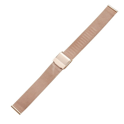 CAGARNY Simple Fashion Watches Band Metal Watch Strap, Width: 14mm(Gold)-garmade.com