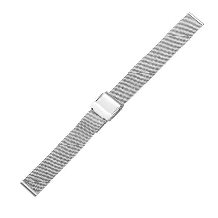CAGARNY Simple Fashion Watches Band Metal Watch Strap, Width: 14mm(Silver)-garmade.com
