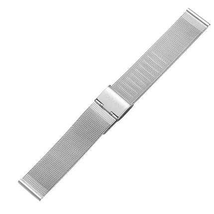 CAGARNY Simple Fashion Watches Band Metal Watch Strap, Width: 18mm(Silver)-garmade.com