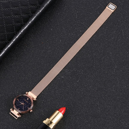 CAGARNY 6877 Water Resistant Fashion Women Quartz Wrist Watch with Stainless Steel Band(Gold)-garmade.com