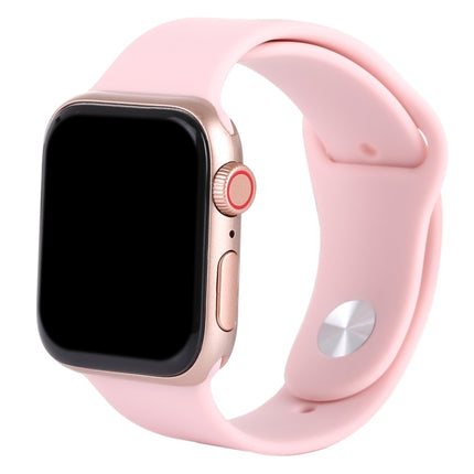 For Apple Watch Series 4 40mm Dark Screen Non-Working Fake Dummy Display Model (Pink)-garmade.com