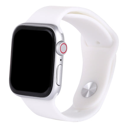 For Apple Watch Series 4 40mm Dark Screen Non-Working Fake Dummy Display Model (White)-garmade.com