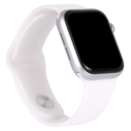 For Apple Watch Series 4 40mm Dark Screen Non-Working Fake Dummy Display Model (White)-garmade.com