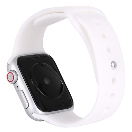 For Apple Watch Series 4 40mm Dark Screen Non-Working Fake Dummy Display Model (White)-garmade.com