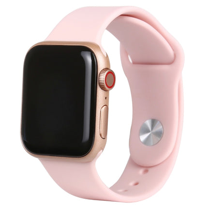 For Apple Watch Series 6 44mm Black Screen Non-Working Fake Dummy Display Model(Pink)-garmade.com