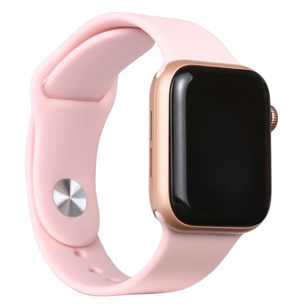 For Apple Watch Series 6 44mm Black Screen Non-Working Fake Dummy Display Model(Pink)-garmade.com