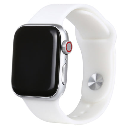 For Apple Watch Series 6 44mm Black Screen Non-Working Fake Dummy Display Model(White)-garmade.com