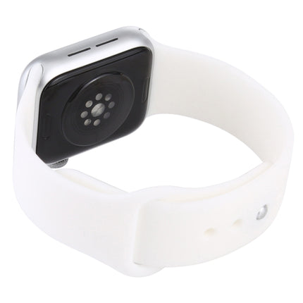 For Apple Watch Series 6 44mm Black Screen Non-Working Fake Dummy Display Model(White)-garmade.com