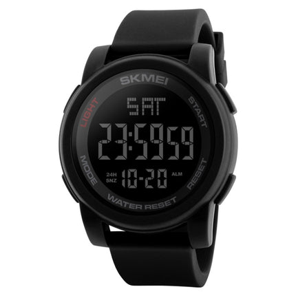 SKMEI 1257 Men Fashionable Outdoor 50m Waterproof Digital Watch Sports Wrist Watch(Black)-garmade.com